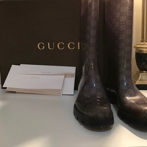 Gucci rain boots